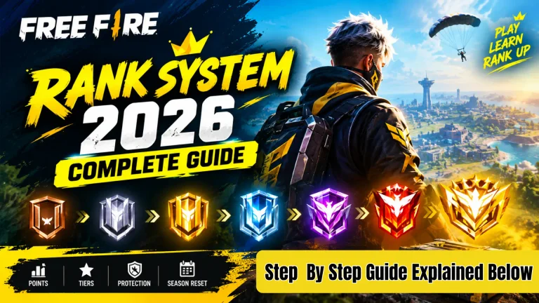 Free Fire Rank System 2026 Step by Step Guide Of Tiers, Points and Climbing Fast